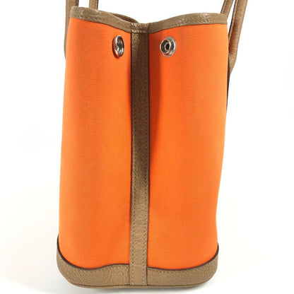 Hermes Handbag Toile Officier, Negonda Orange Garden Party Tpm