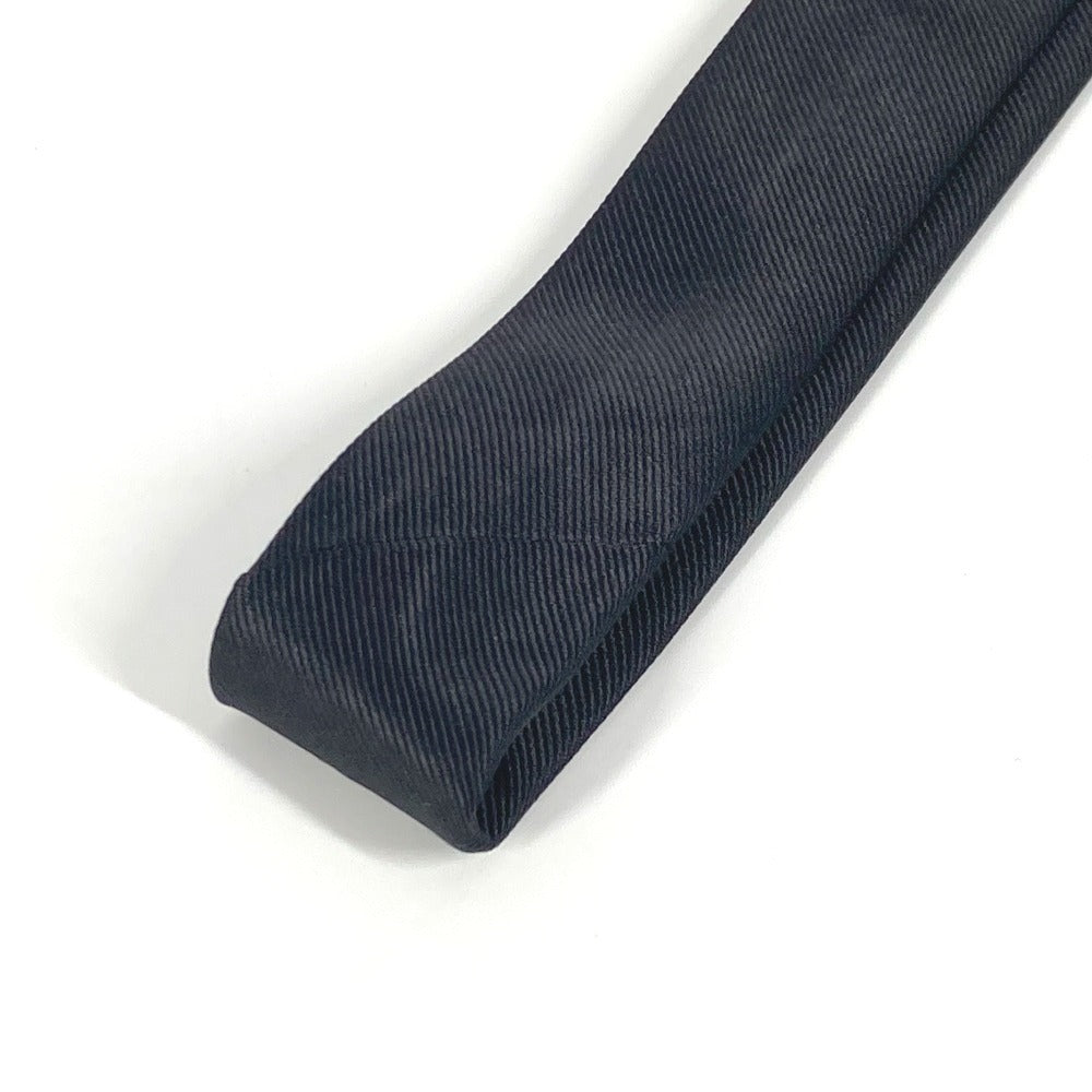 Gucci Tie Silk Black Tiger Embroidery Mens