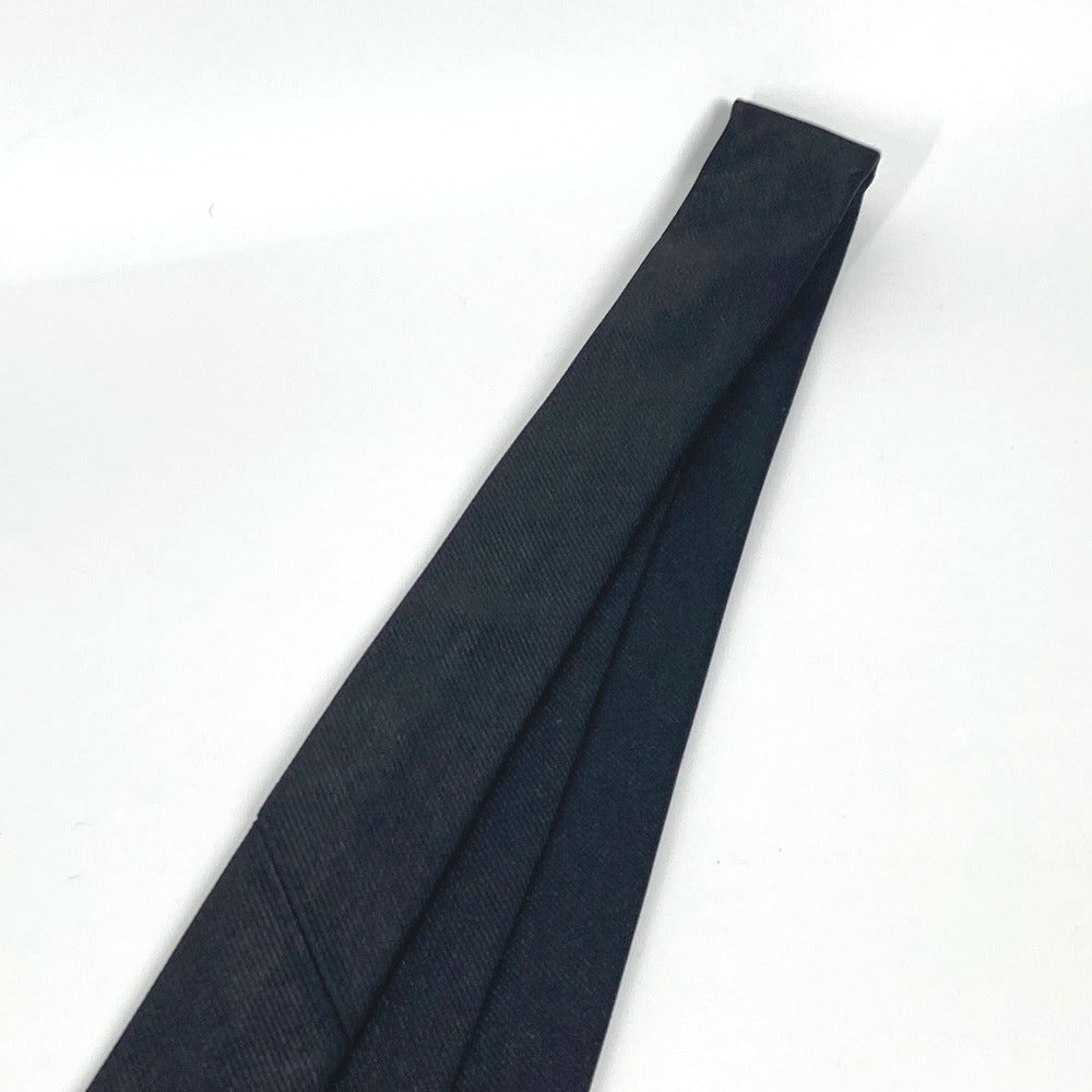 Gucci Tie Silk Black Tiger Embroidery Mens
