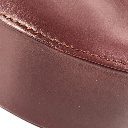 Cartier Clutch Bag Leather Bordeaux Must Line Logo Women