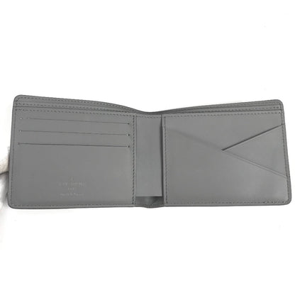 Louis Vuitton Folded Wallet M81026 Calf Leather Gray Lv Aerogram Portefeuille Multripru