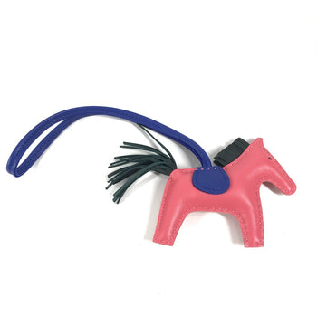 Hermes Charm Anyo Miro Pink Horse Rodeo Pm