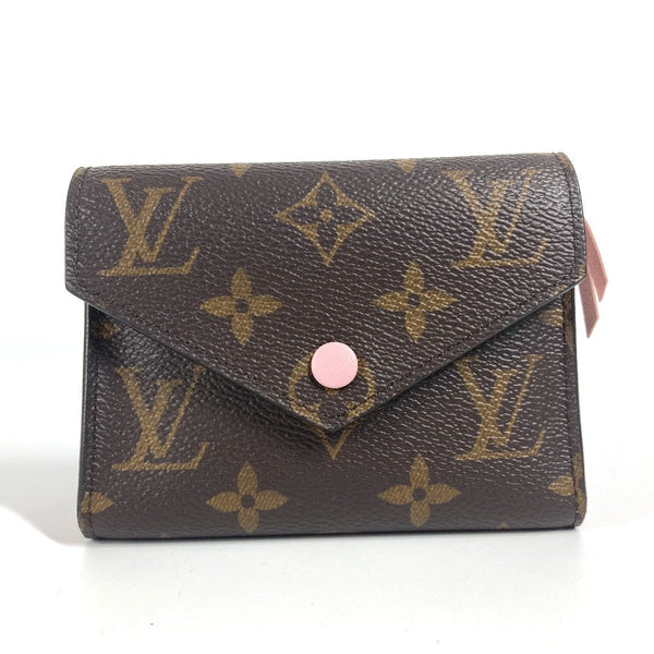 Louis Vuitton Trifold Wallet M62360 Monogram Canvas Brown Monogram Portefeuille Victorine Women