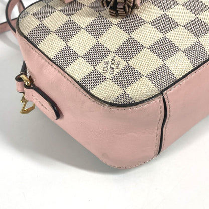 Louis Vuitton Shoulder Bag N40155 Damier Azur Canvas White Damier Azur Saintonge