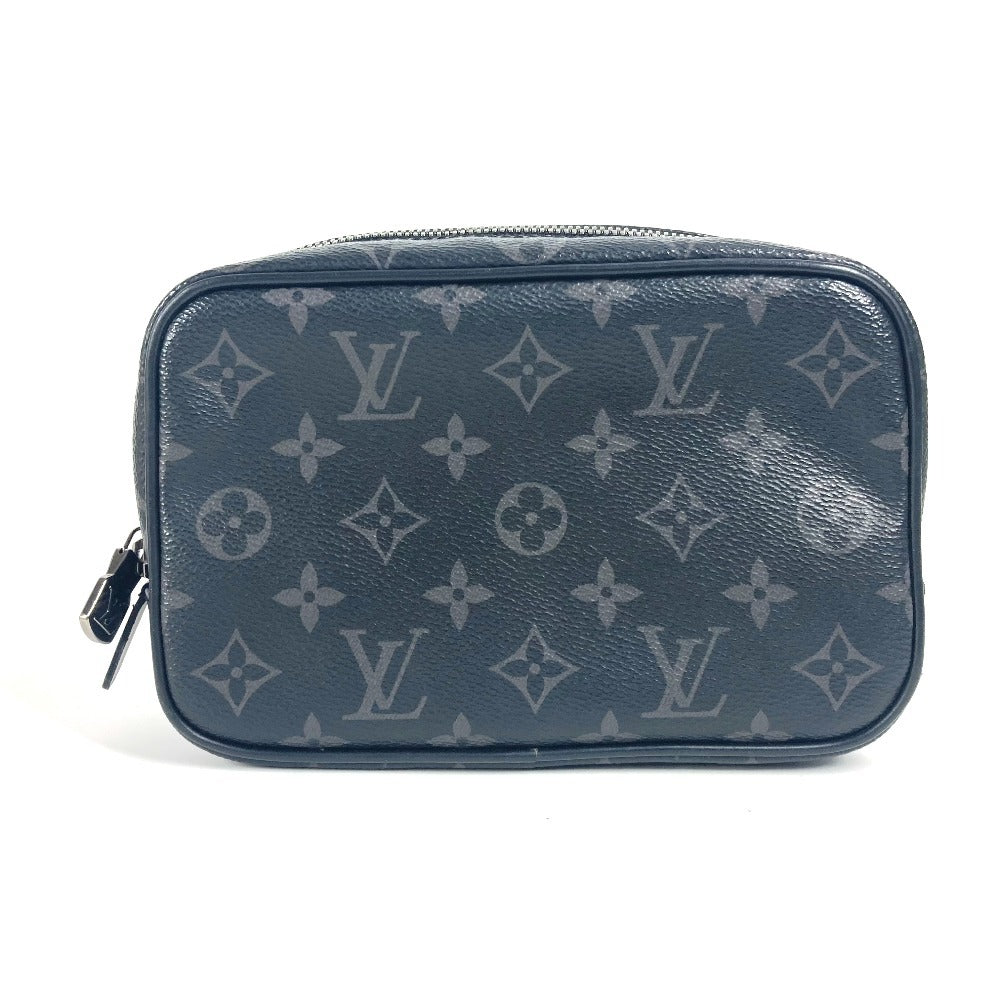 Louis Vuitton Pouch M43384 Monogram Eclipse Canvas Black Monogram Eclipse True Wallet Pm