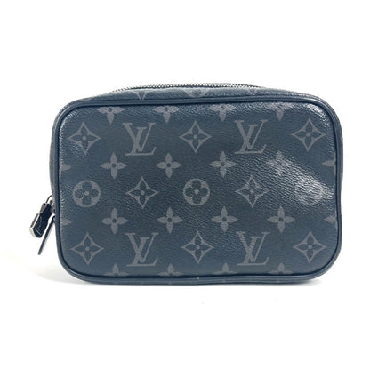 Louis Vuitton Pouch M43384 Monogram Eclipse Canvas Black Monogram Eclipse True Wallet Pm