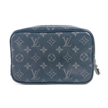 Louis Vuitton Pouch M43384 Monogram Eclipse Canvas Black Monogram Eclipse True Wallet Pm