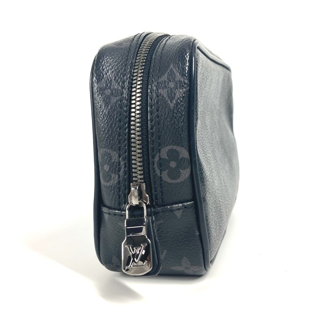 Louis Vuitton Pouch M43384 Monogram Eclipse Canvas Black Monogram Eclipse True Wallet Pm