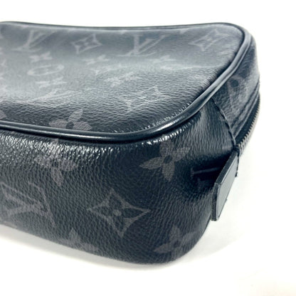 Louis Vuitton Pouch M43384 Monogram Eclipse Canvas Black Monogram Eclipse True Wallet Pm