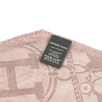 Hermes Scarf Cashmere, Silk Purple Pink Type Lozange 