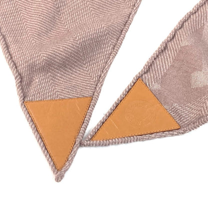 Hermes Scarf Cashmere, Silk Purple Pink Type Lozange "New Libris"