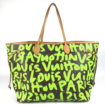Louis Vuitton Tote Bag M93703 Monogramgraffiticanvas Green Monogram Graffiti Neverfull Gm Neverfull