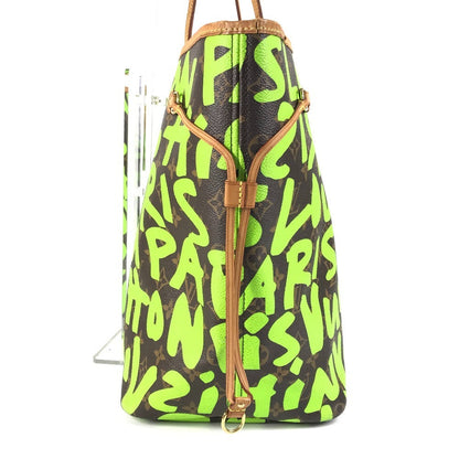 Louis Vuitton Tote Bag M93703 Monogramgraffiticanvas Green Monogram Graffiti Neverfull Gm Neverfull