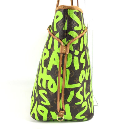 Louis Vuitton Tote Bag M93703 Monogramgraffiticanvas Green Monogram Graffiti Neverfull Gm Neverfull