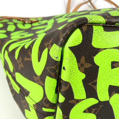 Louis Vuitton Tote Bag M93703 Monogramgraffiticanvas Green Monogram Graffiti Neverfull Gm Neverfull