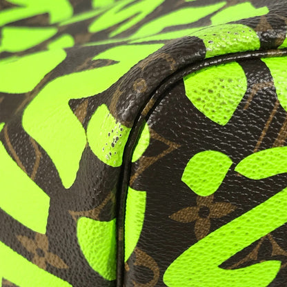 Louis Vuitton Tote Bag M93703 Monogramgraffiticanvas Green Monogram Graffiti Neverfull Gm Neverfull