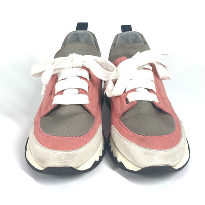 Hermes Sneakers Suede Pink Stadium 35.5
