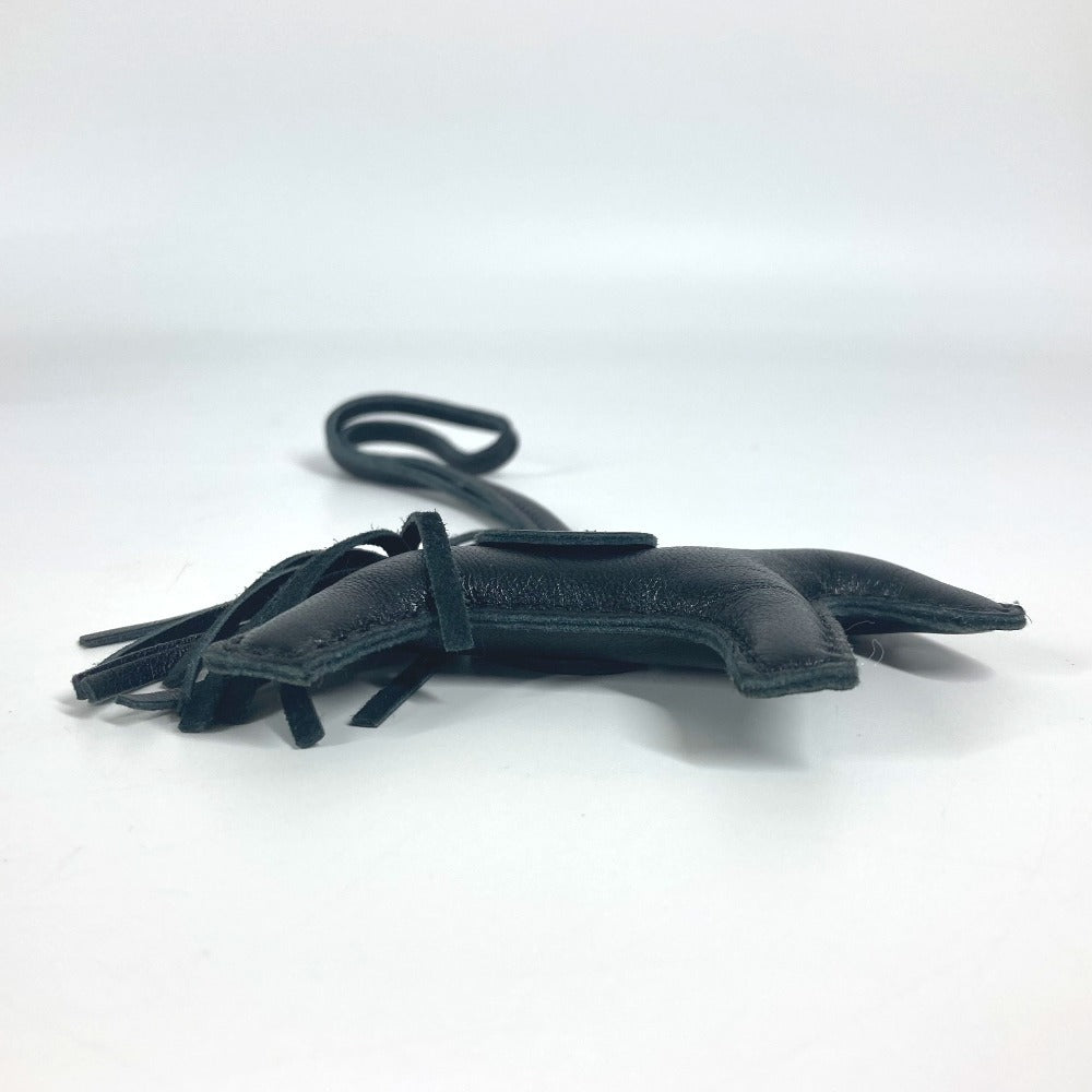 Hermes Bag Charm Anyo Miro Black Horse Horse Rodeo Pm
