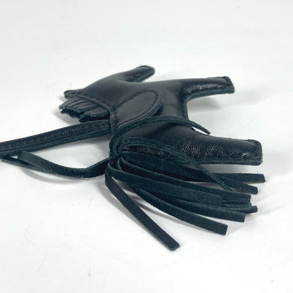 Hermes Bag Charm Anyo Miro Black Horse Horse Rodeo Pm