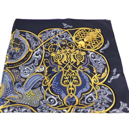Hermes Scarf Silk Purple Carre90 Carre 90