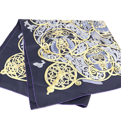 Hermes Scarf Silk Purple Carre90 Carre 90