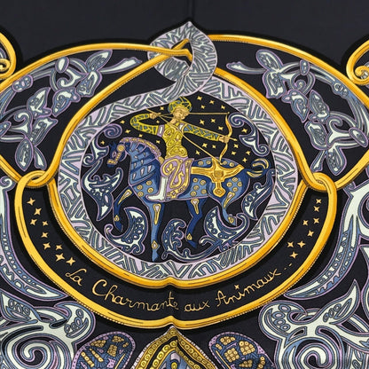 Hermes Scarf Silk Purple Carre90 Carre 90