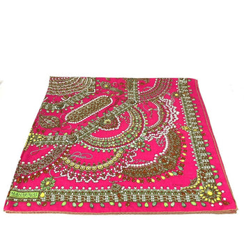 Hermes Scarf Cashmere, Silk Pink Maharaja'S Jewelry Calle Jean 140 Calle Jean 140