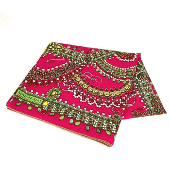 Hermes Scarf Cashmere, Silk Pink Maharaja'S Jewelry Calle Jean 140 Calle Jean 140