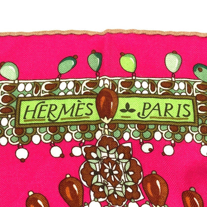 Hermes Scarf Cashmere, Silk Pink Maharaja'S Jewelry Calle Jean 140 Calle Jean 140
