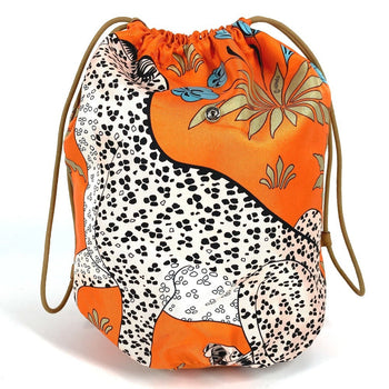 Hermes Pouch Silk Orange Multi Pouch Musardine Potion