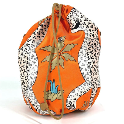 Hermes Pouch Silk Orange Multi Pouch Musardine Potion