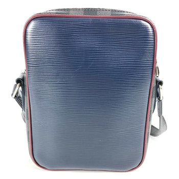 Louis Vuitton Shoulder Bag M55100 Damier Graphite Canvas, Epi Leather Navy Epidamie Graffit Danube