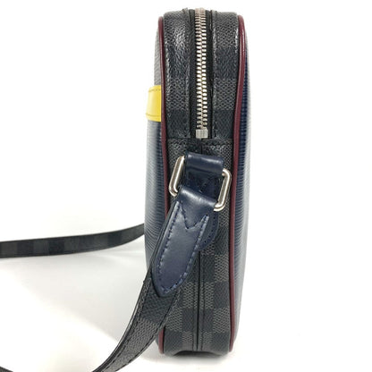 Louis Vuitton Shoulder Bag M55100 Damier Graphite Canvas, Epi Leather Navy Epidamie Graffit Danube