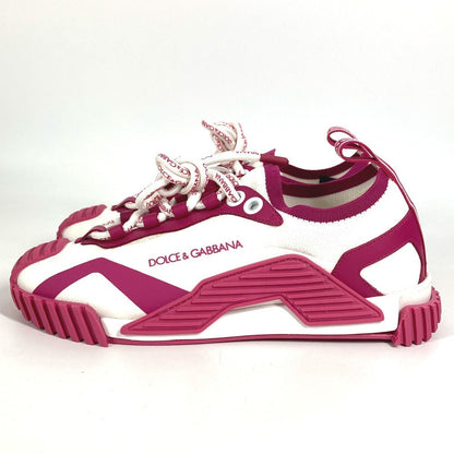 Dolce&Gabbana Sneakers Fabric Pink Total Logo 37.5