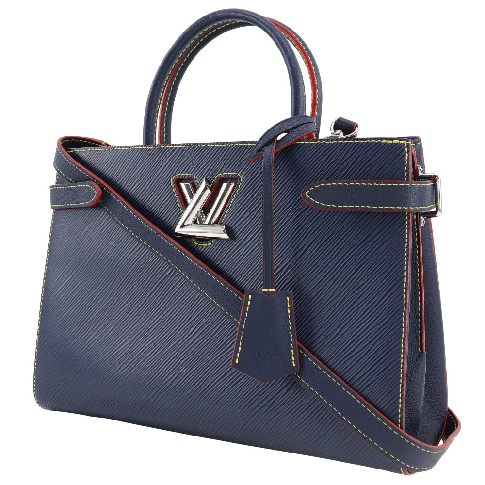 Louis Vuitton Handbag M54980 Epi Leather Blue 2Wayshoulder Twist Tote Women