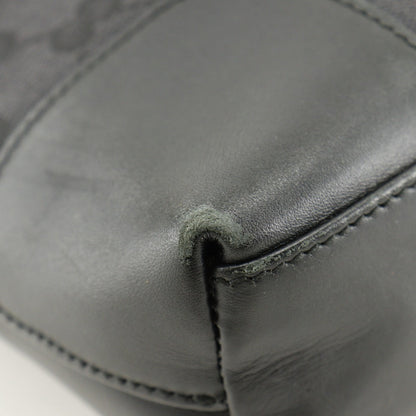 Gucci Shoulder Bag 001.4231 Gg Canvas Black One Belt Women