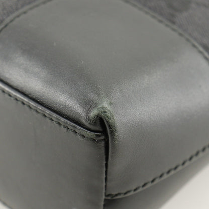 Gucci Shoulder Bag 001.4231 Gg Canvas Black One Belt Women