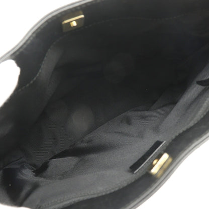 Gucci Shoulder Bag 001.4231 Gg Canvas Black One Belt Women