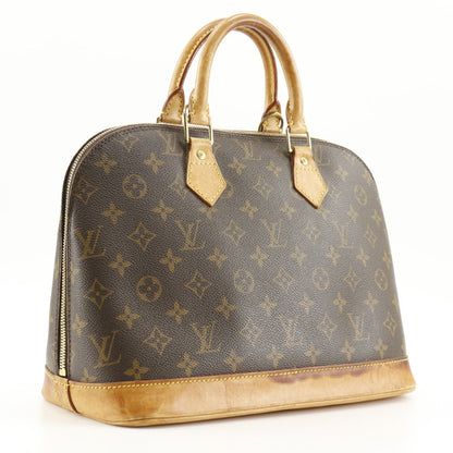 Louis Vuitton Handbag M51130 Monogram Canvas Brown Alma Pm Women