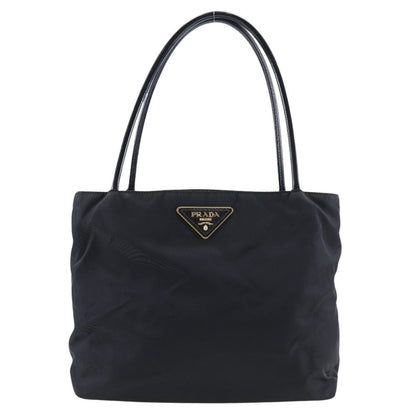 Prada Tote Bag Nylon, Enamel Black Women