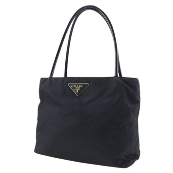 Prada Tote Bag Nylon, Enamel Black Women