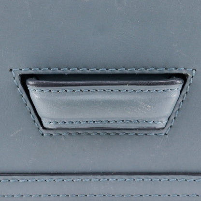 Loewe Shoulder Bag Calfskin Light Blue Small Barcelona Women