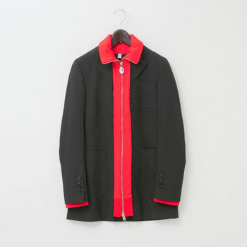 Burberry Jacket 4562545 Wool Black Women Uk6 Us4 It38 (170/80A)