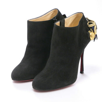 Christian Louboutin Pumps Suede Black Women 35.5