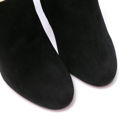 Christian Louboutin Pumps Suede Black Women 35.5