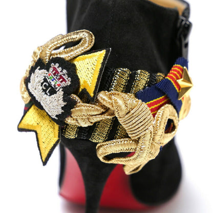 Christian Louboutin Pumps Suede Black Women 35.5