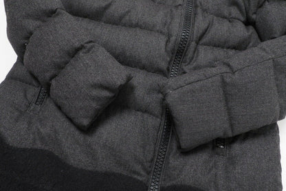 Moncler Jacket 220934992350-54441 Wool Charcoal Gray Ocelot Zero(Equivalent To S)