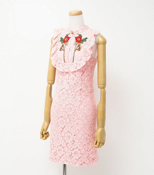 Gucci One Piece 460655 Cotton Pink Women 36