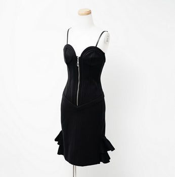 Louis Vuitton One Piece Fhr017Xbd A195 Nylon Black Women 34