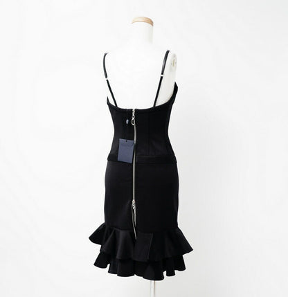 Louis Vuitton One Piece Fhr017Xbd A195 Nylon Black Women 34